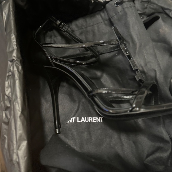 Opyum YSL Patent Ankle-Strap Sandals - Picture 5 of 6